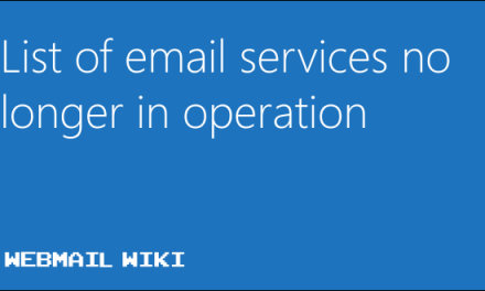 List of email services no longer in operation